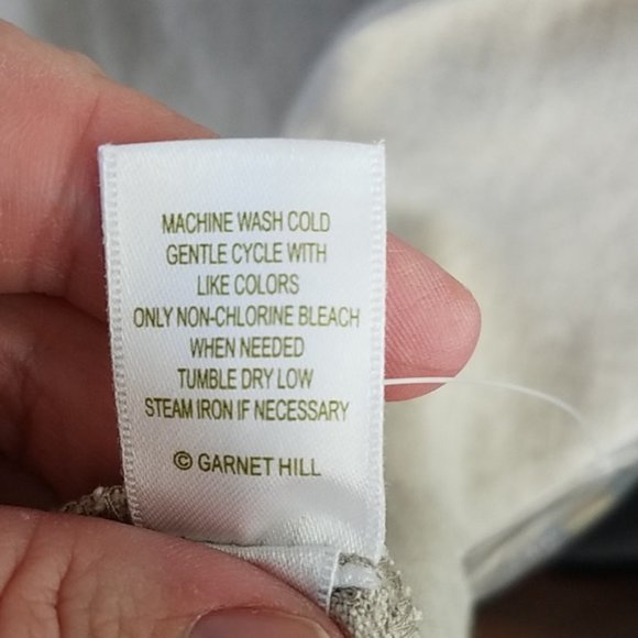 Garnet Hill linen button down dress - Picture 4 of 4